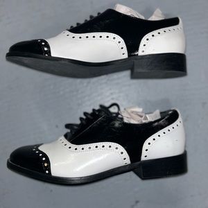 Black and White Oxfords